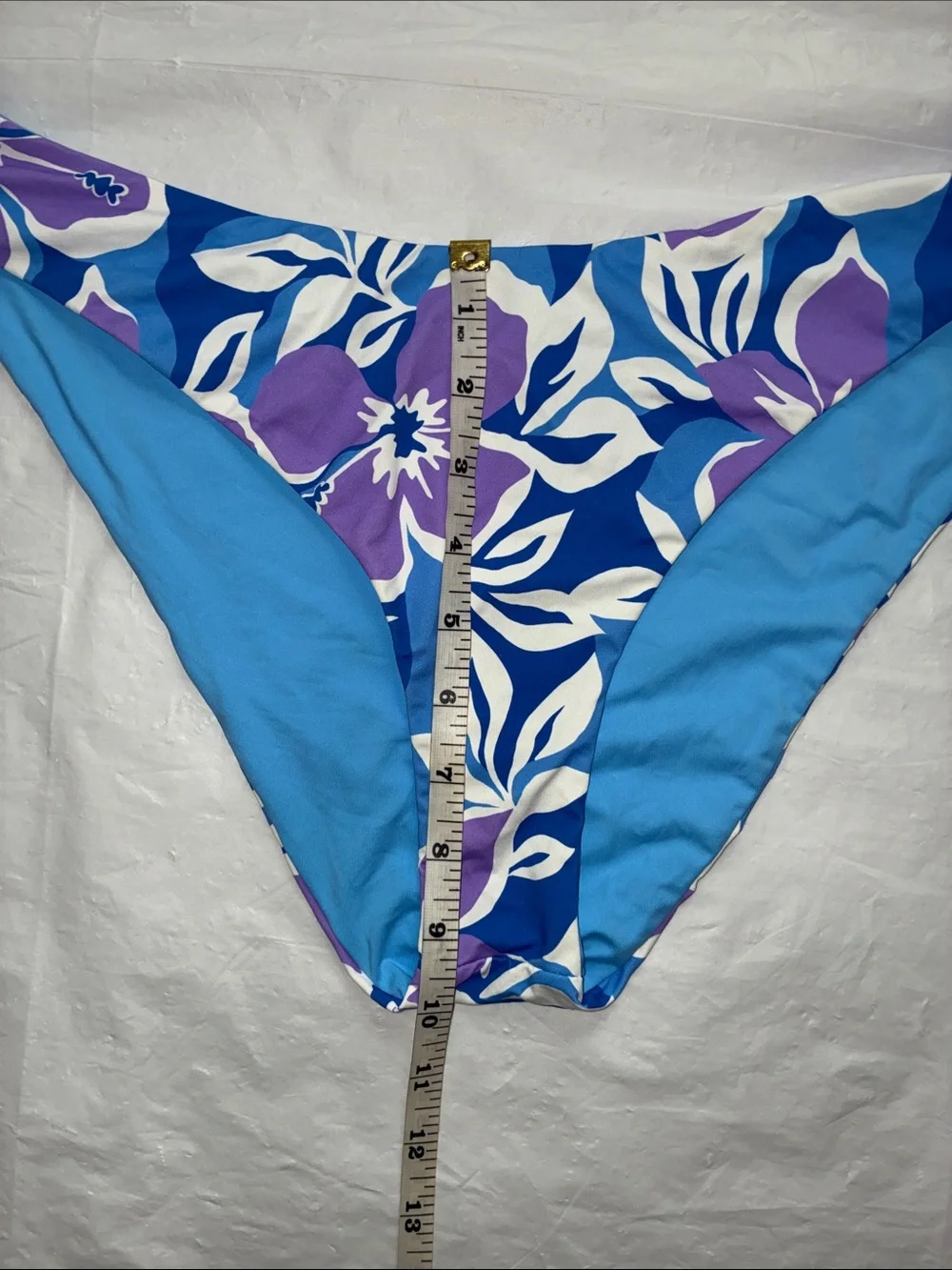 Roxy Blue & Purple Floral Bikini Set